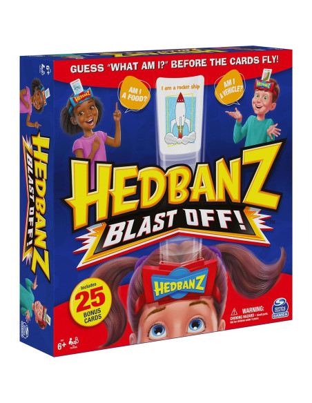Juego de Adivinanza Hedbanz Blast Off! Spin Master 6+