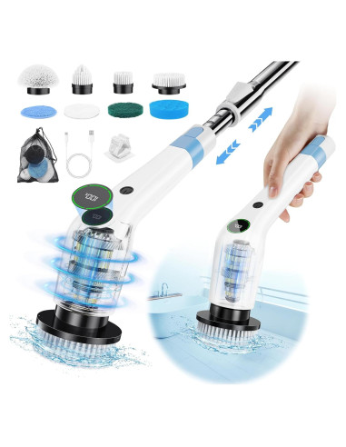 Limpiador Eléctrico Giratorio PUFTEM HC-CA04 2 en 1