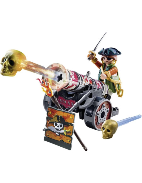Playmobil Pirata 70415 con Cañón y Accesorios Playmobil Pirata 70415 con Cañón y Accesorios