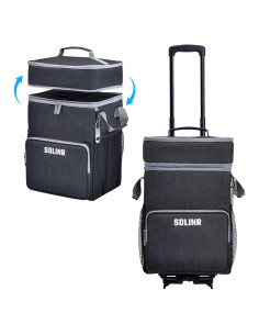 Enfriador rodante SDLINR 72 latas gris oscuro aislado