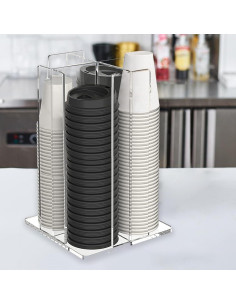 Soporte para Tazas Tirifer, Organizador Acrílico 4 Compartimentos 2