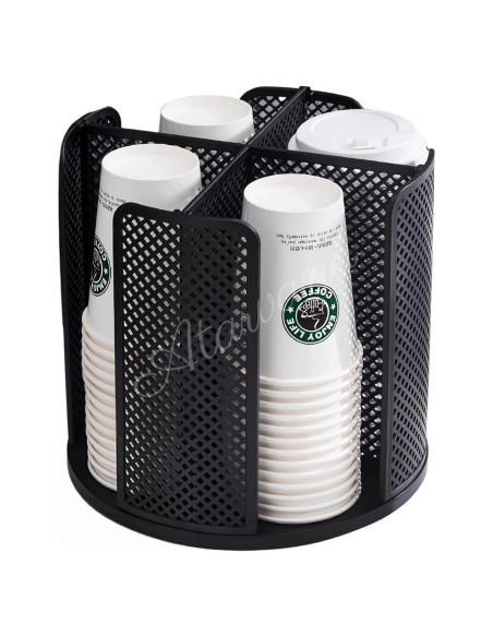 Dispensador de Tazas Atarvana 4 Compartimentos 23,5 cm Dispensador de Tazas Atarvana 4 Compartimentos 23,5 cm