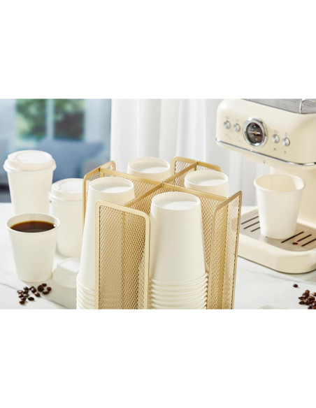 Soporte de Almacenamiento para Tazas de Papel Annova 4 Compartimentos Soporte de Almacenamiento para Tazas de Papel Annova 4 Compartimentos