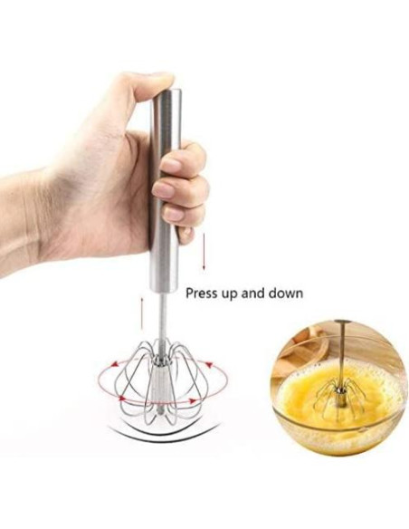 Batidor de huevos semiautomático Fnoko 25,4-30,5-35,6 cm Batidor de huevos semiautomático Fnoko 25,4-30,5-35,6 cm
