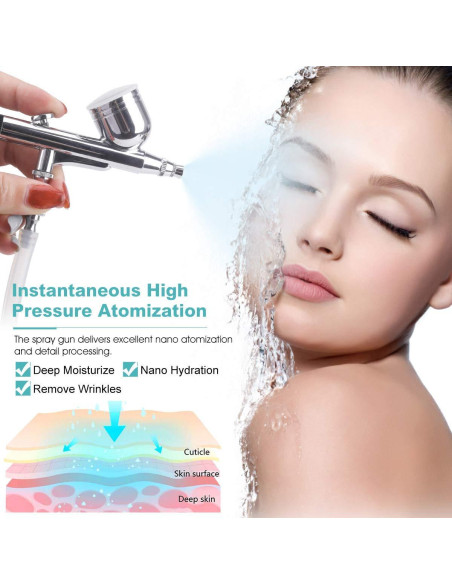 Máquina de Microdermoabrasión Yofuly con Spray Facial 65-68cmHg Máquina de Microdermoabrasión Yofuly con Spray Facial 65-68cmHg