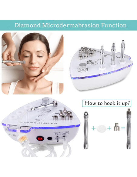 Máquina de Microdermoabrasión Yofuly con Spray Facial 65-68cmHg Máquina de Microdermoabrasión Yofuly con Spray Facial 65-68cmHg