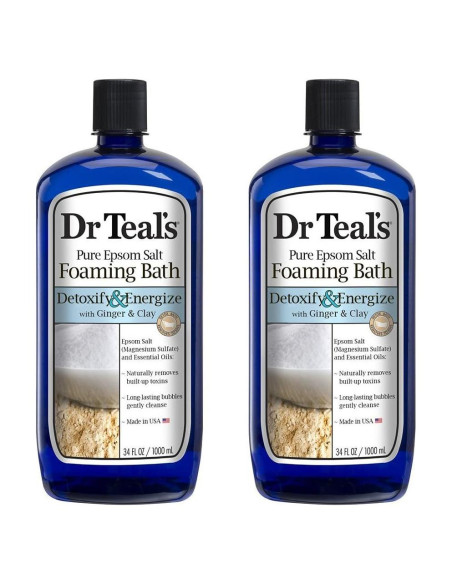Juego de regalo baño espumoso Dr. Teal jengibre y arcilla 2L Juego de regalo baño espumoso Dr. Teal jengibre y arcilla 2L