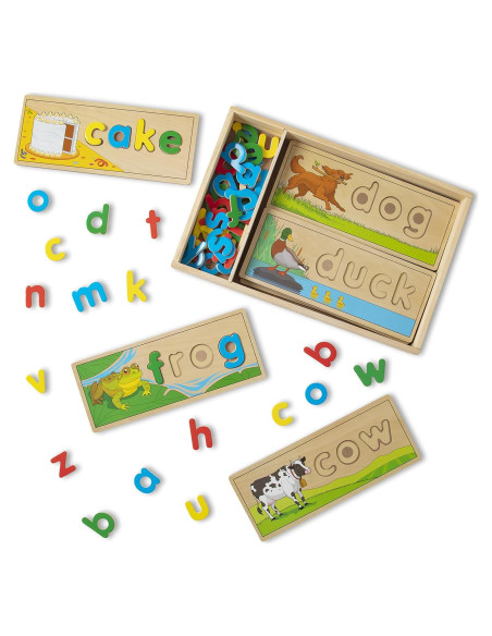 Juguete Educativo Melissa & Doug Deletrear con Letras Juguete Educativo Melissa & Doug Deletrear con Letras