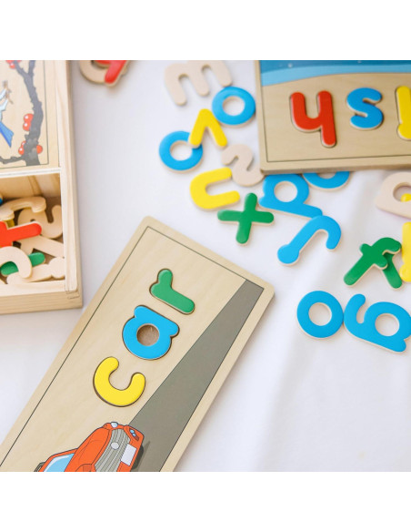 Juguete Educativo Melissa & Doug Deletrear con Letras Juguete Educativo Melissa & Doug Deletrear con Letras