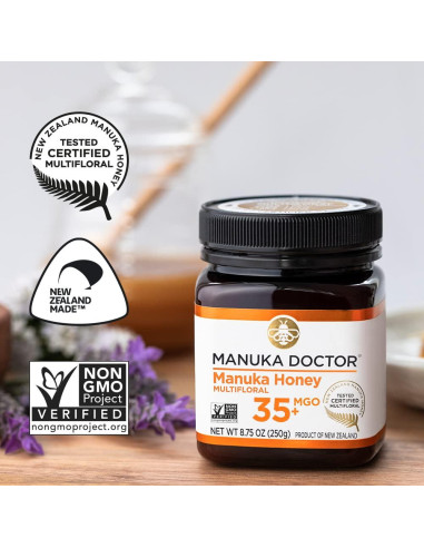 Miel de Manuka Multifloral Manuka Doctor MGO 35+ 248g
