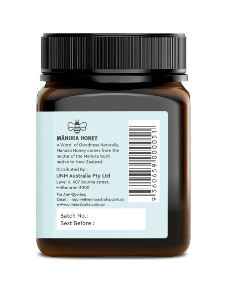 Miel de Manuka Healthlee UMF 20 - 250 g Pura de Nueva Zelanda Miel de Manuka Healthlee UMF 20 - 250 g Pura de Nueva Zelanda