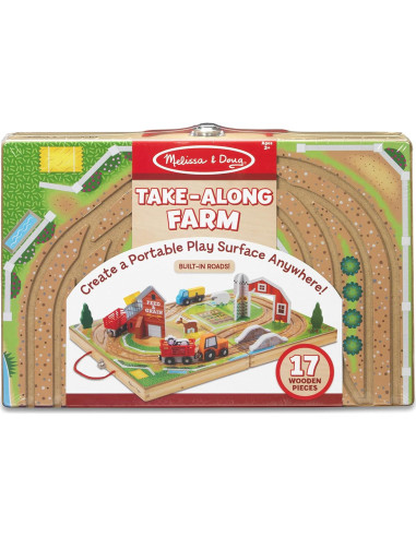 Juego de Granja Melissa & Doug 17 Piezas con Estuche