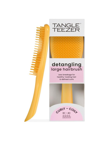 Cepillo Desenredante Tangle Teezer Grande Amarillo 3C a 4C