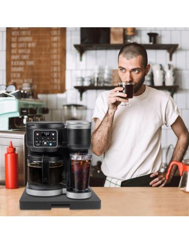 Bandeja Deslizante para Cafetera JAYOBGO 30.5x40.6cm con Ruedas