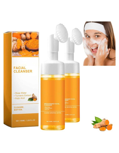 Limpiador Facial Espumoso CROOT 2PCS 100ml Cúrcuma Natural