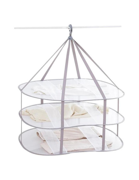 Secador de Ropa Plegable Looca 3 Niveles 30.3x24.5x30.7 cm Secador de Ropa Plegable Looca 3 Niveles 30.3x24.5x30.7 cm