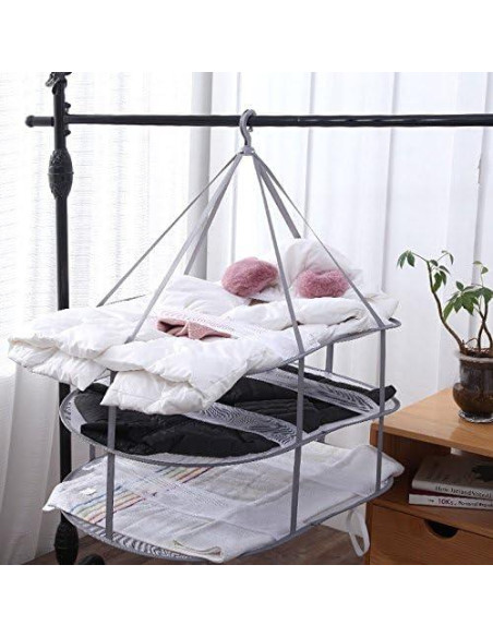 Secador de Ropa Plegable Looca 3 Niveles 30.3x24.5x30.7 cm Secador de Ropa Plegable Looca 3 Niveles 30.3x24.5x30.7 cm