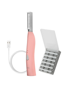 Afeitadora Dermaplane Spa Sciences SIMA Rosa 2-en-1 Exfoliación