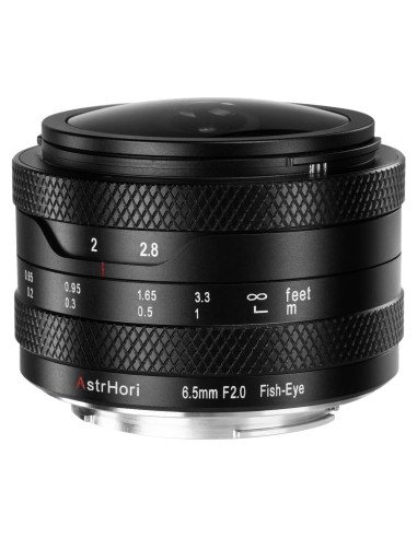 Lente Fisheye ASTRHORI 6.5mm F2.0 para Cámaras Sony E
