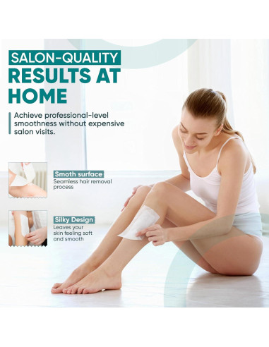 Tiras de Cera No Tejidas Amira Beauty 200 Unidades
