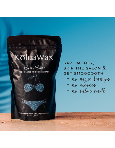 KoluaWax Perlas de Cera Dura 1 lb Sal Marina y Surf KoluaWax Perlas de Cera Dura 1 lb Sal Marina y Surf