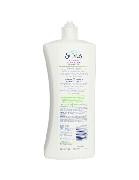 Loción Corporal Suavizante St. Ives Coco 621 ml (Pack de 6) Loción Corporal Suavizante St. Ives Coco 621 ml (Pack de 6)