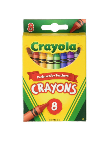 Crayones Crayola Paquete de 6 Colores Variados 8ct