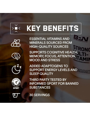 Multivitamínico Fuerte BPN 30 días - Salud y Energía