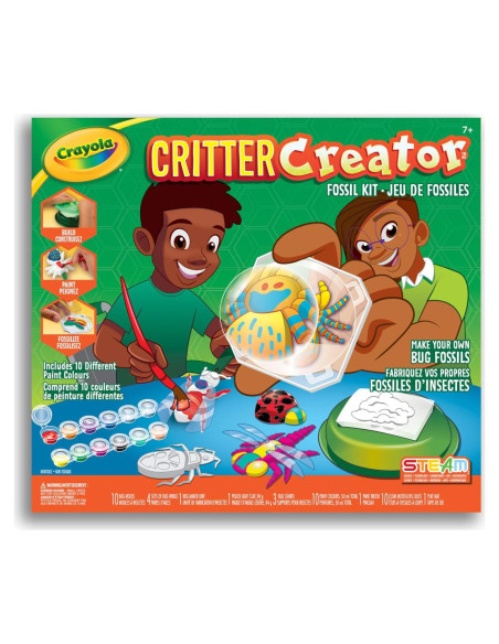Kit de Fósiles Crayola Critters Creator - Manualidades Insectos Kit de Fósiles Crayola Critters Creator - Manualidades Insectos