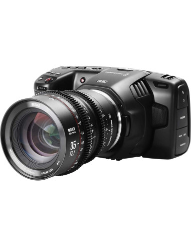 Lente de Cine Meike 35mm T2.1 S35 para Canon EF
