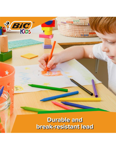 Crayones BIC Kids Plastidecor 24 Colores para Niños