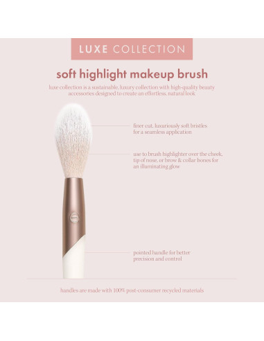 Brocha de Maquillaje Iluminador EcoTools Luxe Ultra Suave