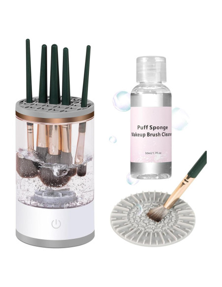 Limpiador de Brochas de Maquillaje PRO Eléctrico Automático Limpiador de Brochas de Maquillaje PRO Eléctrico Automático