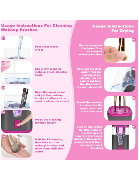 Limpiador de Brochas de Maquillaje Eléctrico Xiamen 2 en 1 Limpiador de Brochas de Maquillaje Eléctrico Xiamen 2 en 1