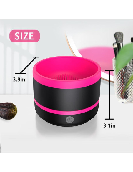 Limpiador de Brochas Eléctrico Pinkiou IPX7 USB 0.37 kg Limpiador de Brochas Eléctrico Pinkiou IPX7 USB 0.37 kg