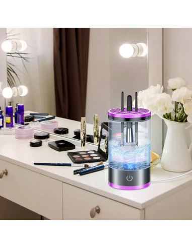 Limpiador Eléctrico de Brochas Cisbelw Púrpura 0.31 kg
