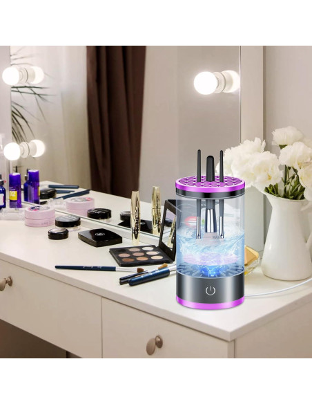 Limpiador Eléctrico de Brochas Cisbelw Púrpura 0.31 kg Limpiador Eléctrico de Brochas Cisbelw Púrpura 0.31 kg