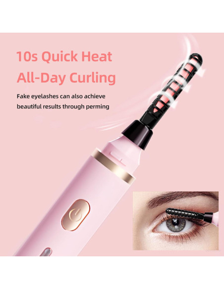 Rizador de Pestañas Eléctrico DGXWLLW Rosa 3 Temperaturas Rizador de Pestañas Eléctrico DGXWLLW Rosa 3 Temperaturas