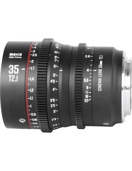 Lente de Cine Meike 35mm T2.1 S35 para Canon EF Lente de Cine Meike 35mm T2.1 S35 para Canon EF