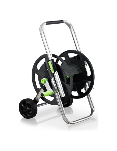 Carrete de Manguera YESTAR 75-150 pies Metal Negro