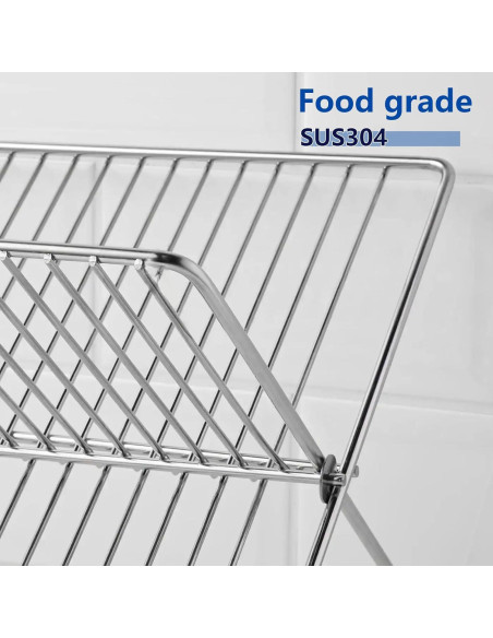 Escurridor de Platos JOKKOL Acero Inoxidable 2 Niveles 44,7 cm Escurridor de Platos JOKKOL Acero Inoxidable 2 Niveles 44,7 cm