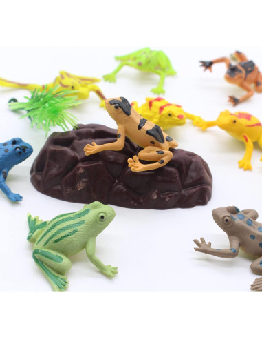 Juego de Figuras de Plástico SmilerSmile 12 Animales Marinos