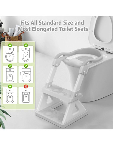 Asiento de Entrenamiento para Baño BOSEDSANG Gris 2 en 1