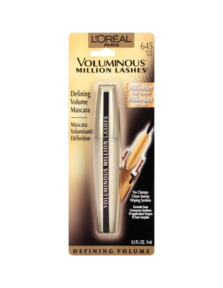 Máscara L'Oreal Paris Voluminous Million Lashes 8.79 ml Máscara L'Oreal Paris Voluminous Million Lashes 8.79 ml