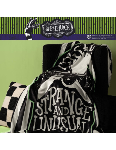 Manta Beetlejuice Lydia Franco 116x152 cm Suave Manta Beetlejuice Lydia Franco 116x152 cm Suave