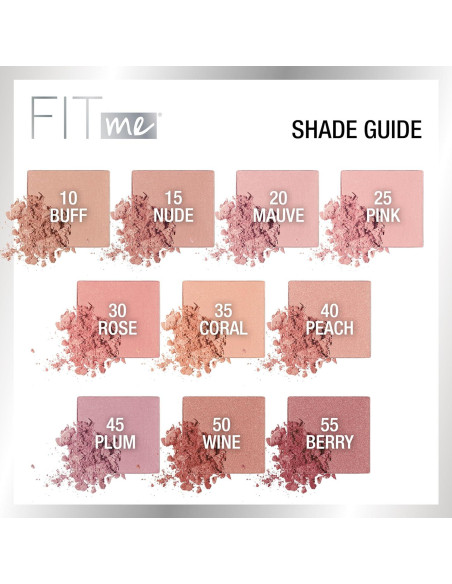 Rubor en Polvo Maybelline Fit Me Color Malva 38g Rubor en Polvo Maybelline Fit Me Color Malva 38g