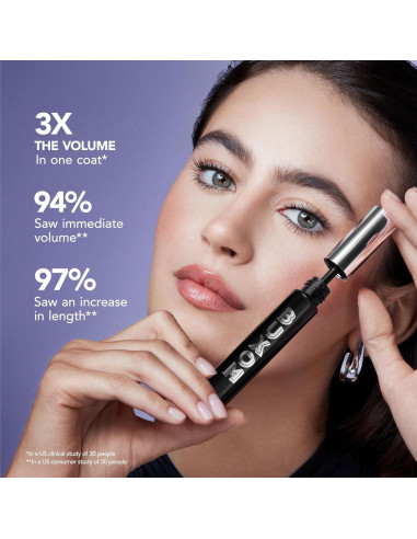 Máscara Voluminizadora BUXOM 3X Volumen Negra 10.44g