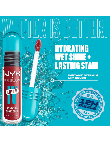 Tinte Labial Hidratante NYX 4.73ml Explosión de Chicle