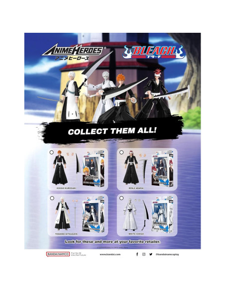 Figura de Acción Bleach Abarai Renji - Bandai 17.78 cm Figura de Acción Bleach Abarai Renji - Bandai 17.78 cm