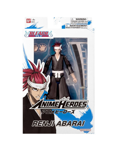 Figura de Acción Bleach Abarai Renji - Bandai 17.78 cm